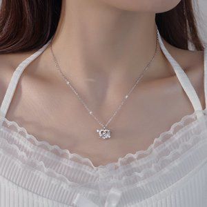 Love zircon necklace